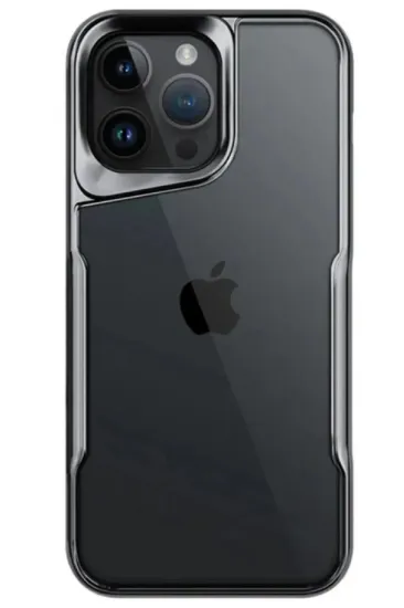Newface iPhone 14 Pro Max Kılıf Boyi Silikon Kapak - Titan Gri resmi