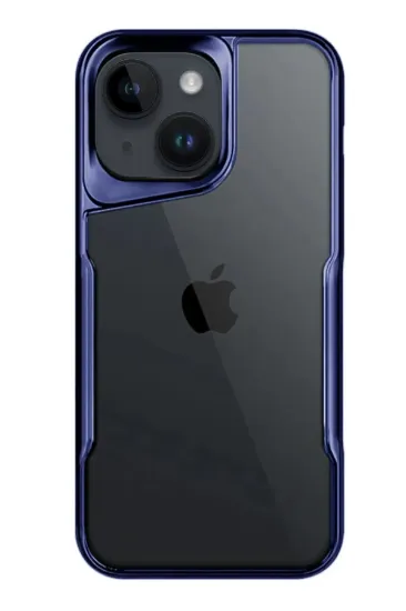 Newface iPhone 15 Kılıf Boyi Silikon Kapak - Lacivert resmi