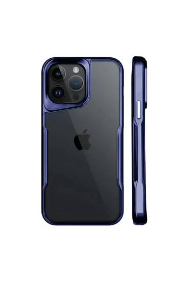 Newface iPhone 15 Kılıf Boyi Silikon Kapak - Lacivert resmi