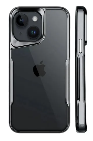 Newface iPhone 15 Kılıf Boyi Silikon Kapak - Titan Gri resmi