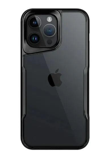 Newface iPhone 15 Pro Kılıf Boyi Silikon Kapak - Siyah resmi