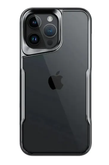 Newface iPhone 15 Pro Kılıf Boyi Silikon Kapak - Titan Gri resmi