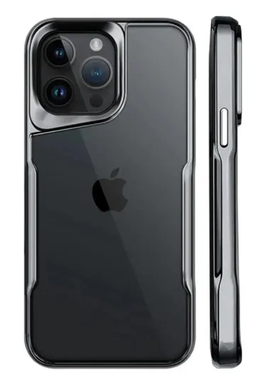 Newface iPhone 15 Pro Kılıf Boyi Silikon Kapak - Titan Gri resmi