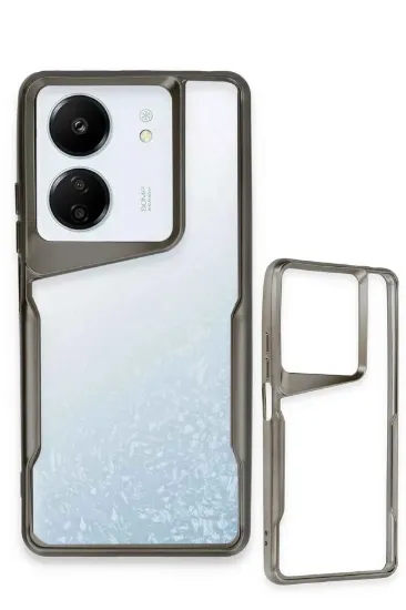 Newface Xiaomi Redmi 13C Kılıf Boyi Silikon Kapak - Derin Mor resmi