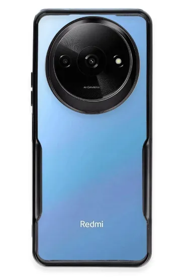 Newface Xiaomi Redmi A3 4G Kılıf Boyi Silikon Kapak - Siyah resmi