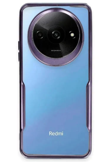 Newface Xiaomi Redmi A3 4G Kılıf Boyi Silikon Kapak - Derin Mor resmi