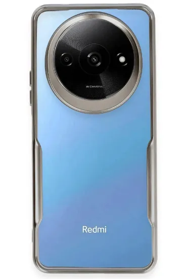 Newface Xiaomi Redmi A3 4G Kılıf Boyi Silikon Kapak - Titan Gri resmi