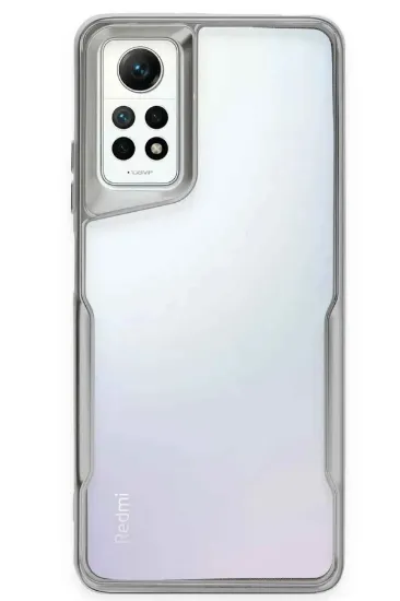 Newface Xiaomi Redmi Note 12 Pro 4G Kılıf Boyi Silikon Kapak - Gümüş resmi