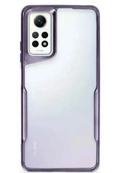 Newface Xiaomi Redmi Note 12 Pro 4G Kılıf Boyi Silikon Kapak - Derin Mor resmi