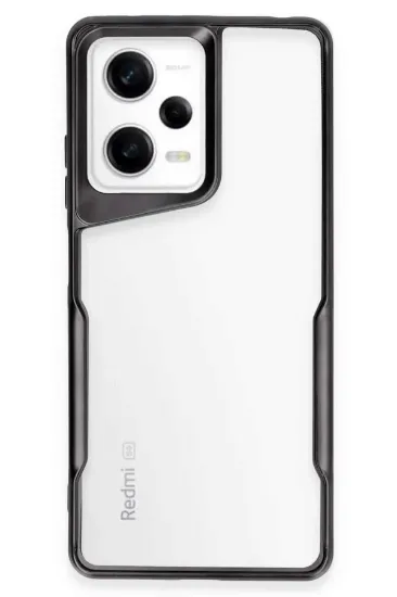 Newface Xiaomi Redmi Note 12 Pro 5G Kılıf Boyi Silikon Kapak - Siyah resmi