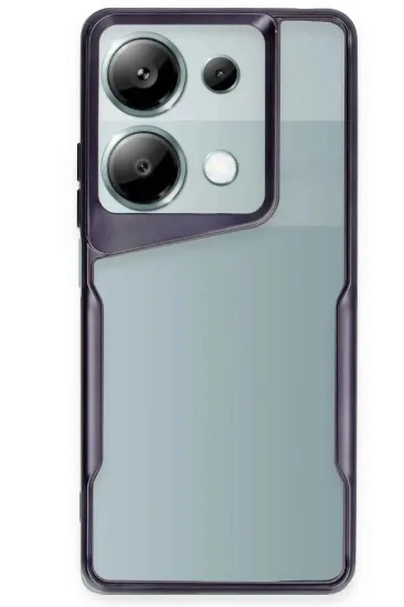 Newface Xiaomi Redmi Note 13 4G Kılıf Boyi Silikon Kapak - Derin Mor resmi