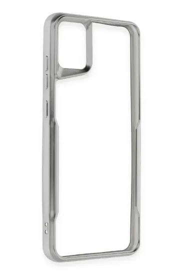 Newface Samsung Galaxy A05 Kılıf Boyi Silikon Kapak - Gümüş resmi