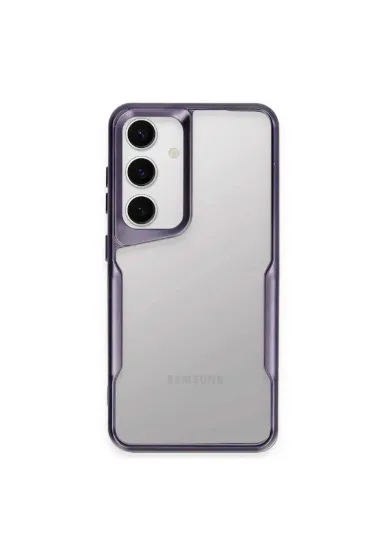 Newface Samsung Galaxy A15 4G Kılıf Boyi Silikon Kapak - Derin Mor resmi