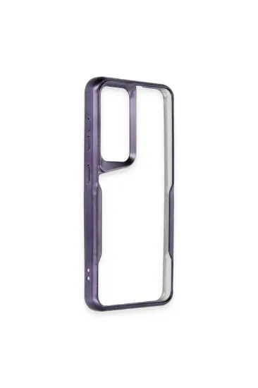 Newface Samsung Galaxy A15 4G Kılıf Boyi Silikon Kapak - Derin Mor resmi