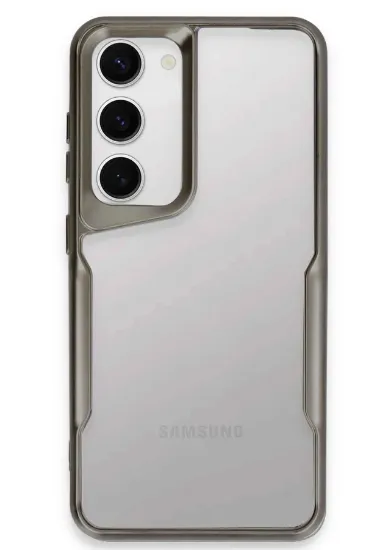 Newface Samsung Galaxy S23 Kılıf Boyi Silikon Kapak - Titan Gri resmi
