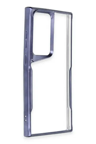 Newface Samsung Galaxy S23 Ultra Kılıf Boyi Silikon Kapak - Lacivert resmi