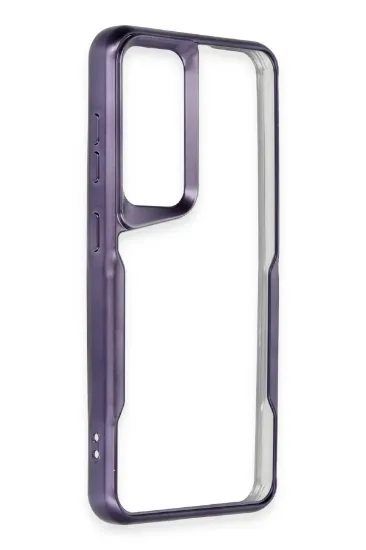 Newface Samsung Galaxy S24 Kılıf Boyi Silikon Kapak - Derin Mor resmi