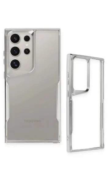 Newface Samsung Galaxy S24 Ultra Kılıf Boyi Silikon Kapak - Titan Gri resmi