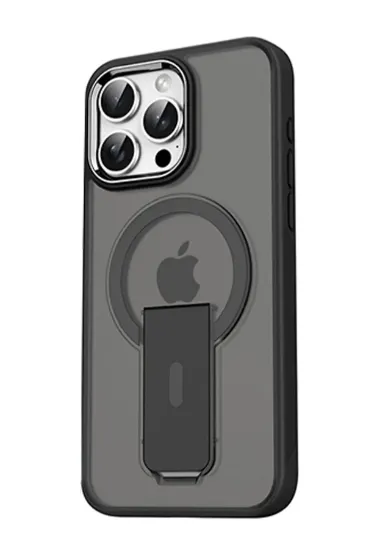 Newface iPhone 15 Pro Max Tork Magsafe Standlı Kapak - Siyah resmi