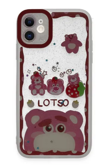 Newface iPhone 11 Kılıf Sweet Desenli Silikon Kapak - Pembe resmi
