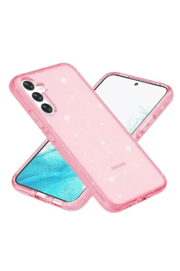 Newface Samsung Galaxy S23 Kılıf Glow Magsafe Kapak - Pembe resmi
