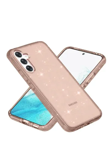 Newface Samsung Galaxy S23 FE Kılıf Glow Magsafe Kapak - Turuncu resmi