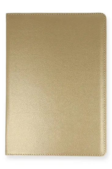 Newface Samsung Galaxy Tab A9 Kılıf 360 Tablet Deri Kılıf - Gold resmi