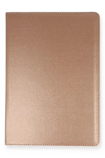 Newface Samsung Galaxy Tab A9 Kılıf 360 Tablet Deri Kılıf - Rose Gold resmi