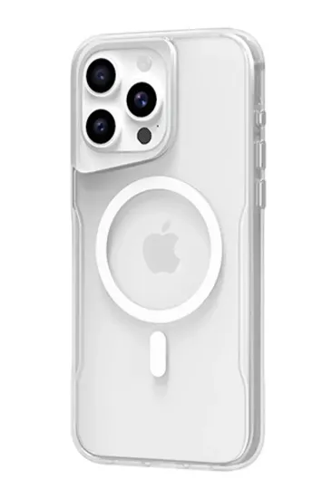 Newface iPhone 15 Pro Max Kılıf PC Poso Magsafe Kapak - Şeffaf resmi