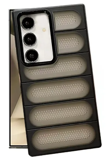 Newface Samsung Galaxy S24 Plus Kılıf Airmax Silikon Kapak - Siyah resmi