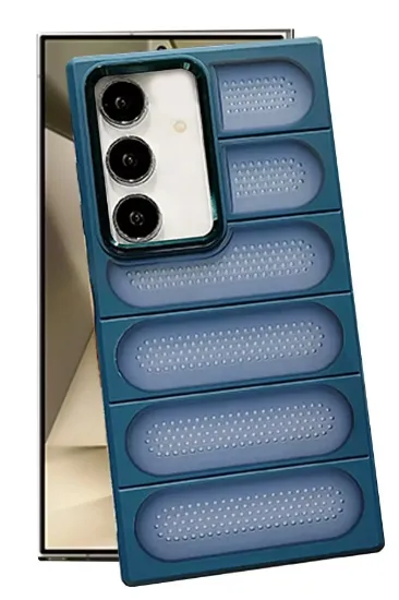Newface Samsung Galaxy S24 Plus Kılıf Airmax Silikon Kapak - Lacivert resmi