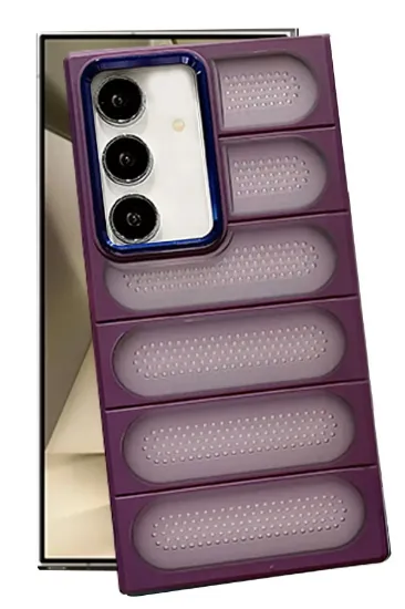 Newface Samsung Galaxy S24 Plus Kılıf Airmax Silikon Kapak - Derin Mor resmi