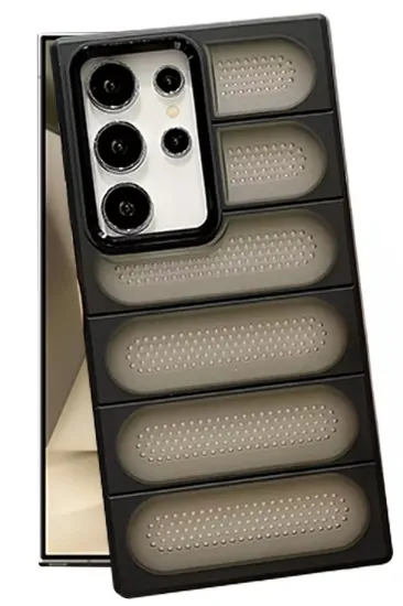 Newface Samsung Galaxy S24 Ultra Kılıf Airmax Silikon Kapak - Siyah resmi