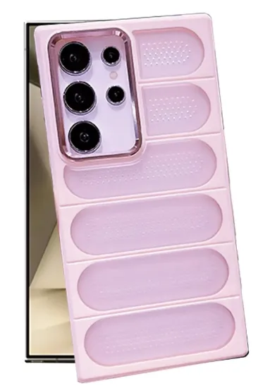 Newface Samsung Galaxy S24 Ultra Kılıf Airmax Silikon Kapak - Pembe resmi