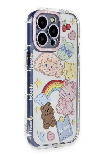 Newface iPhone 14 Pro Kılıf Reflexion Desenli Kapak - Desen 4 resmi