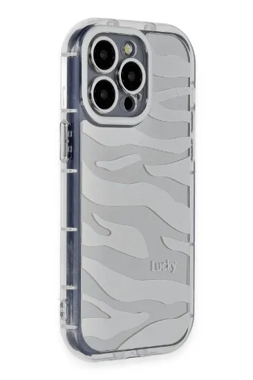 Newface iPhone 14 Pro Max Kılıf Reflexion Desenli Kapak - Desen 10 resmi