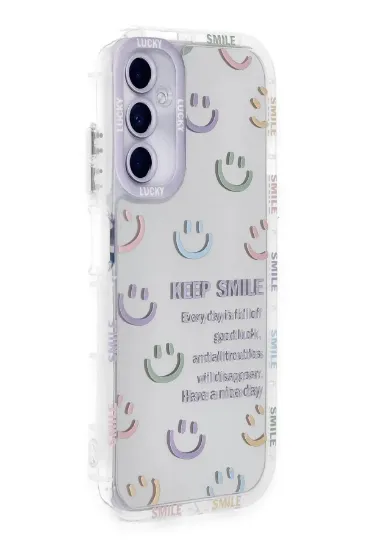 Newface Samsung Galaxy A05S Kılıf Reflexion Desenli Kapak - Desen 2 resmi
