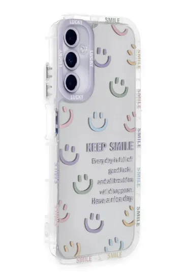 Newface Samsung Galaxy A25 5G Kılıf Reflexion Desenli Kapak - Desen 2 resmi