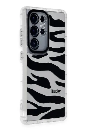 Newface Samsung Galaxy S24 Ultra Kılıf Reflexion Desenli Kapak - Desen 9 resmi