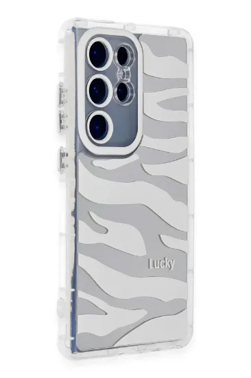 Newface Samsung Galaxy S24 Ultra Kılıf Reflexion Desenli Kapak - Desen 10 resmi