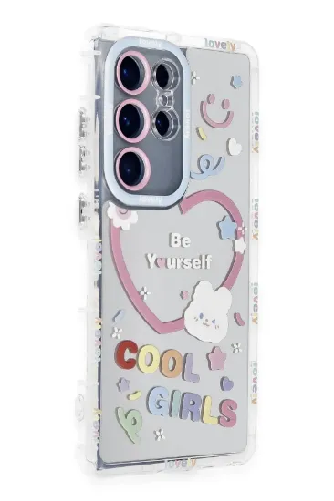 Newface Samsung Galaxy S23 Ultra Kılıf Reflexion Desenli Kapak - Desen 1 resmi