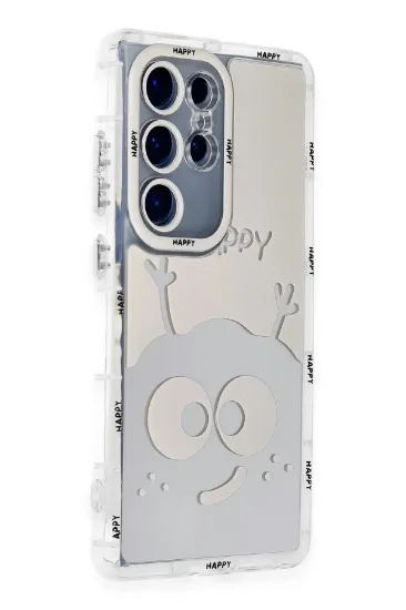 Newface Samsung Galaxy S23 Ultra Kılıf Reflexion Desenli Kapak - Desen 6 resmi