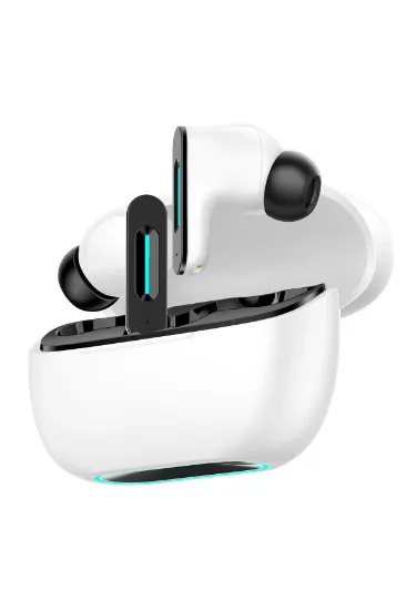 Newface LS-518 Aktif Gürültü Engelleyici Özellikli TWS Airpods Kulaklık - Beyaz-Siyah resmi