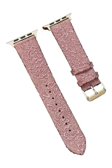 Newface Apple Watch 38mm Creeper Desenli Kordon - Rose Gold resmi