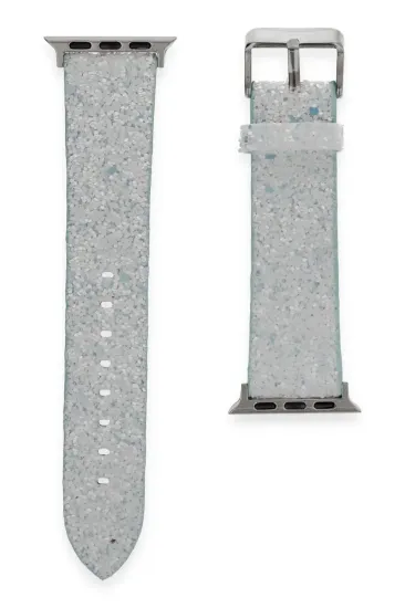 Newface Apple Watch 38mm Starry Taşlı Kordon - Mavi resmi