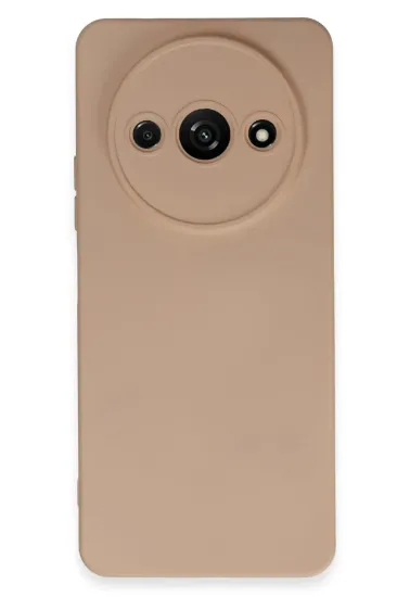 Newface Xiaomi Redmi A3 4G Kılıf Nano içi Kadife Silikon - Pudra resmi