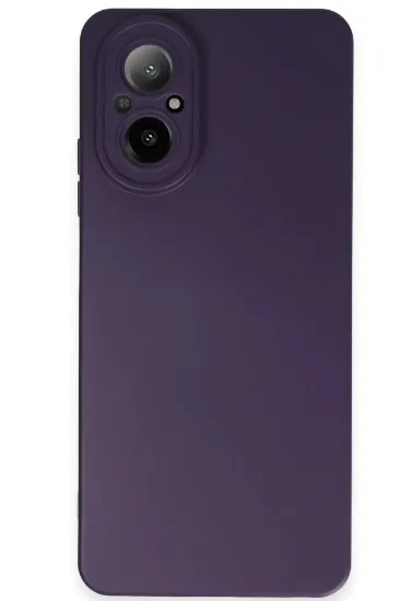 Newface Realme 12 Lite Kılıf Nano içi Kadife Silikon - Mor resmi
