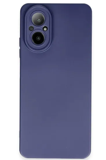 Newface Realme 12 Lite Kılıf Nano içi Kadife Silikon - Lacivert resmi