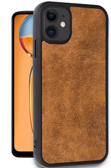 Newface iPhone 11 Kılıf Aras Deri Kapak - Taba resmi