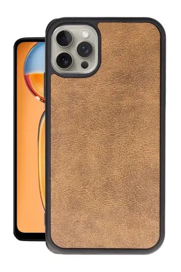 Newface iPhone 14 Pro Kılıf Aras Deri Kapak - Taba resmi